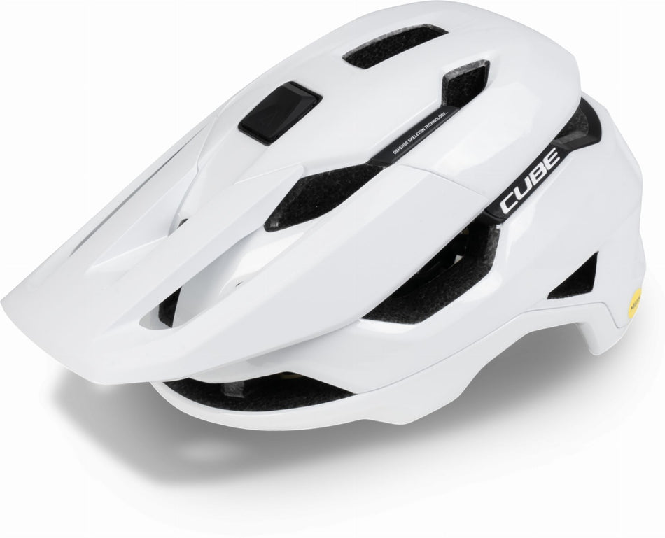 B-Ware - Cube Trooper Mips MTB-Helm white (Gebrauchtware)