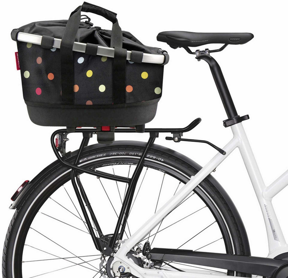 Klickfix Bikebasket GT Gepäckträgertasche mit Uniklip 2 Dots