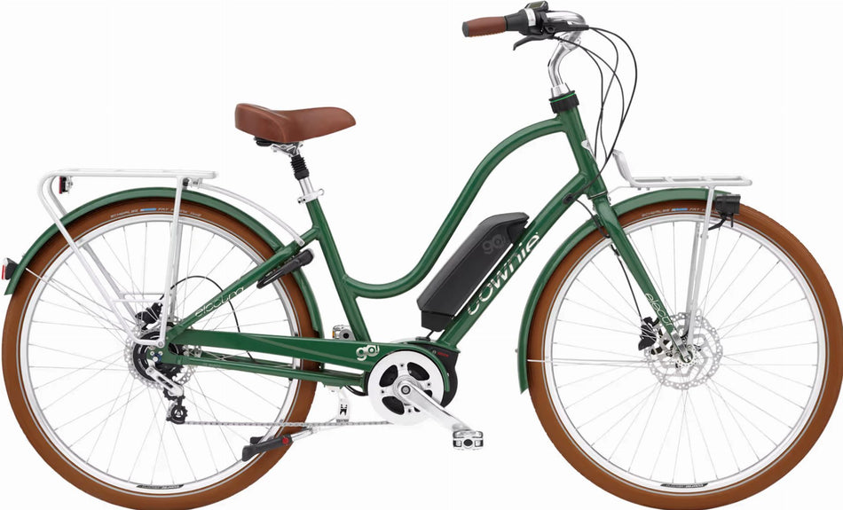 Electra Townie Commute Go! 5i EQ Step-Thru 500 Wh Retro E-Bike Wave 28" racing green M