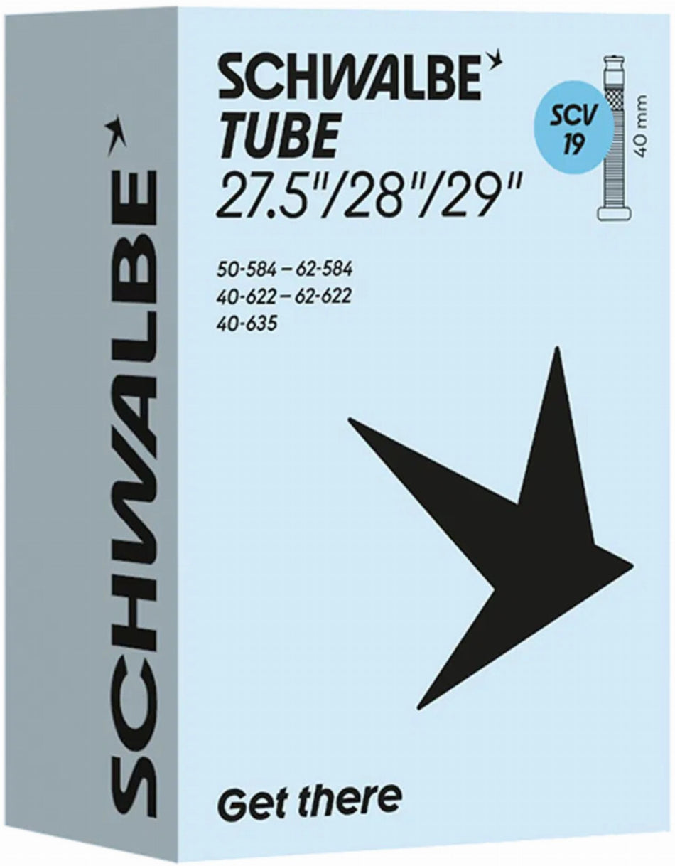 Schwalbe Nr. 19 SCV-Schlauch Clik Valve 27,5"/28"/29" 40/62-584/635