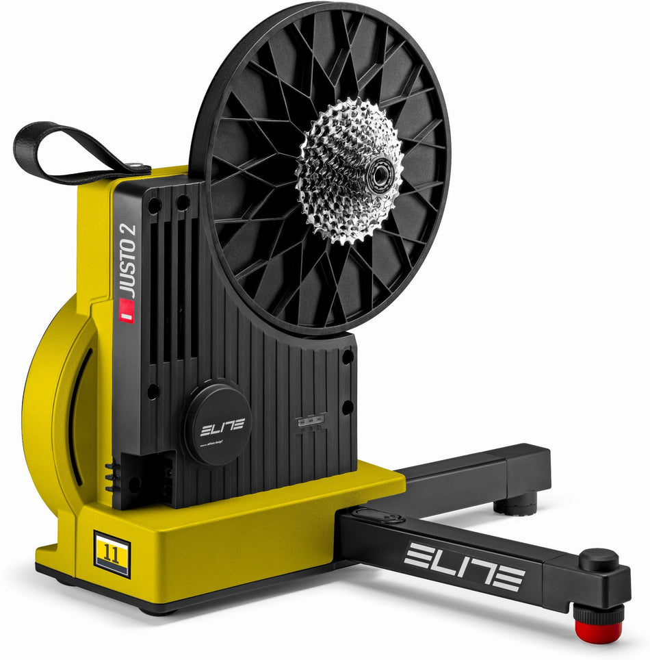 Elite Rollentrainer Justo 2 Tour de France Sieger Edition gelb