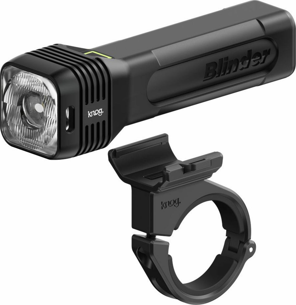 Knog Blinder 120 Lux Fahrradlampe StVZO weiße LED inkl. Lenkerhalterung schwarz