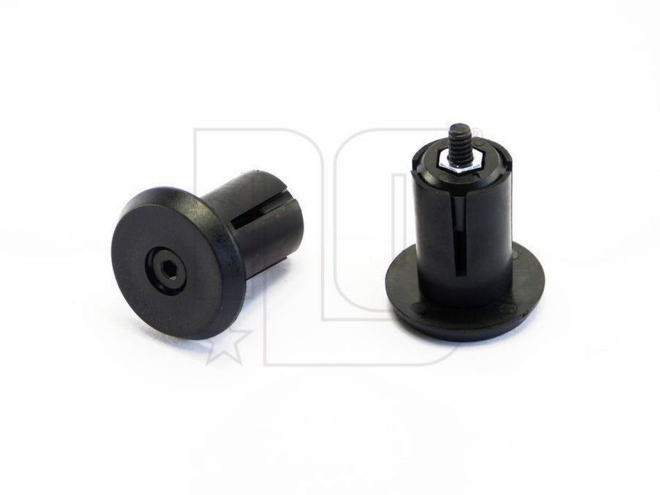 NG Sports Lenkerendkappen MTB, verschraubbar, Nylon, 18-21 mm schwarz