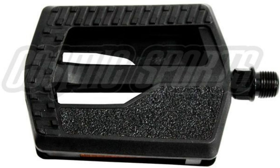 NG Sports Sahramee ReCycle Griptape Plattform-Pedal mit Reflektor 1 Paar schwarz 112 x 83,5 mm