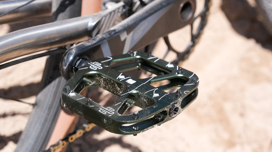NG Sports Myntee Plattform-Pedal Aluminium Salty Cactus Collection 1 Paar dark green 114 x 104 mm
