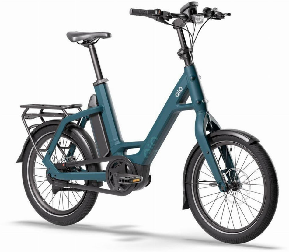 QiO Compact AP-8 Rücktrittnabe 545 Wh E-Kompaktrad 20" petrol blue matt 48 cm