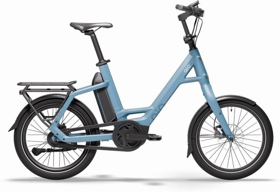 QiO Compact AP-8 Rücktrittnabe 545 Wh E-Kompaktrad 20" retro blue matt 48 cm
