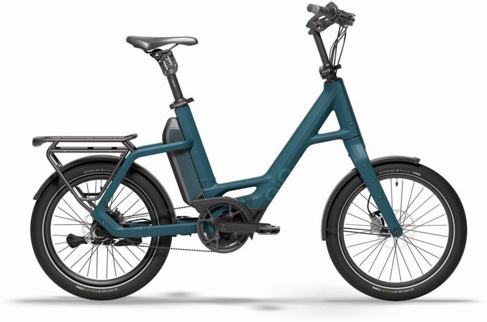 QiO Compact PX5+ 800 Wh E-Kompaktrad 20" petrol blue matt 48 cm