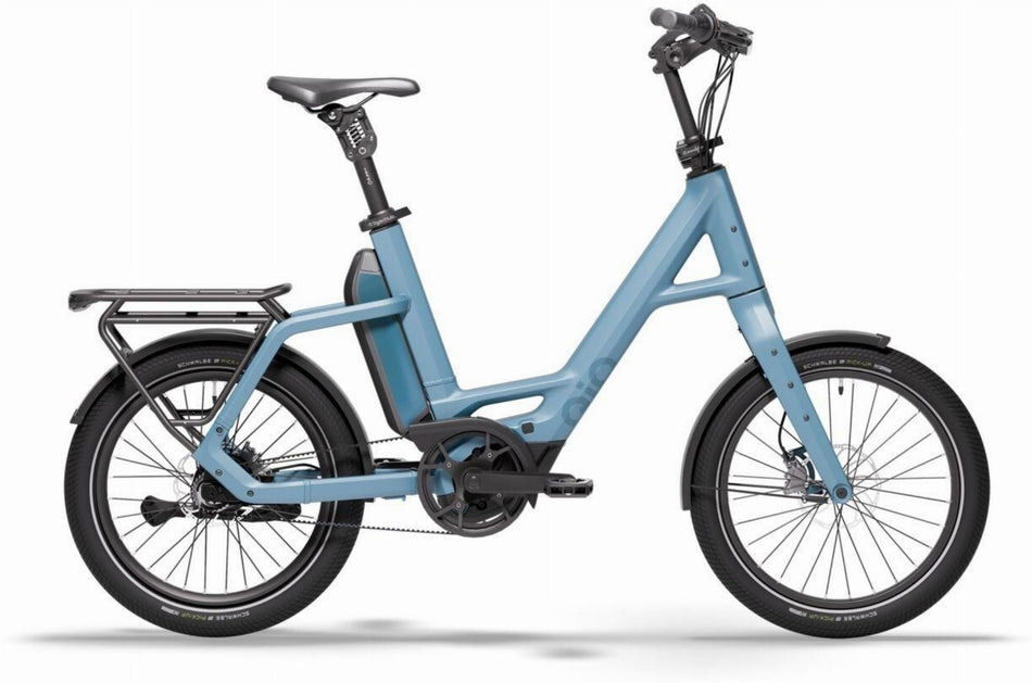 QiO Compact PX5+ 800 Wh E-Kompaktrad 20" retro blue matt 48 cm