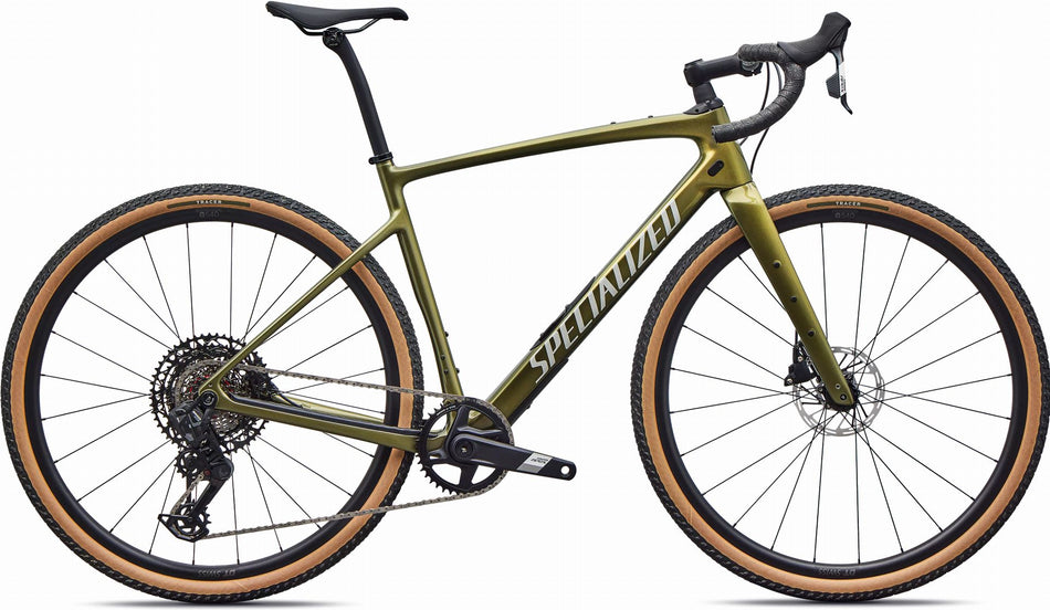 Specialized Diverge 4 Comp Carbon Gravelbike Diamant 28" Laurel Green Metallic/dolomite Metallic