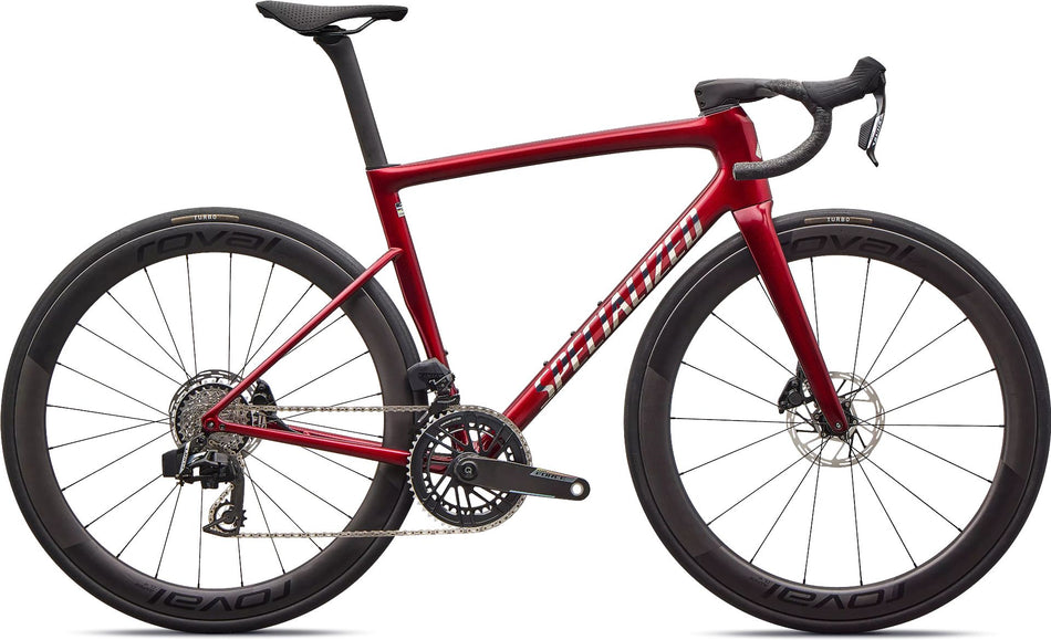 Specialized Tarmac SL8 Pro AXS Rennrad Diamant 28" Gloss Red Sky/Chrome