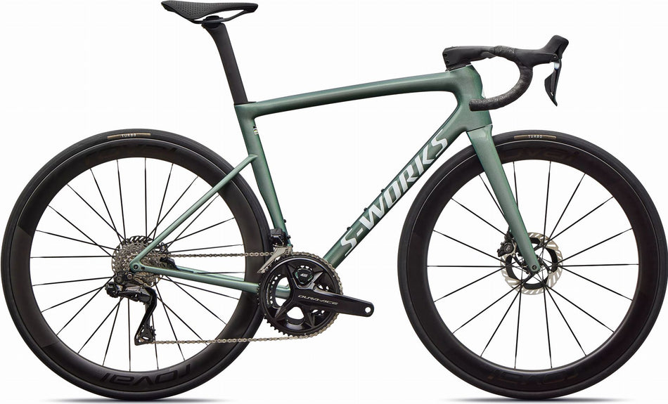 Specialized S-Works Tarmac SL8 DI2 Rennrad Diamant 28" Gloss Premium Fjord Metallic/White Metallic Silver