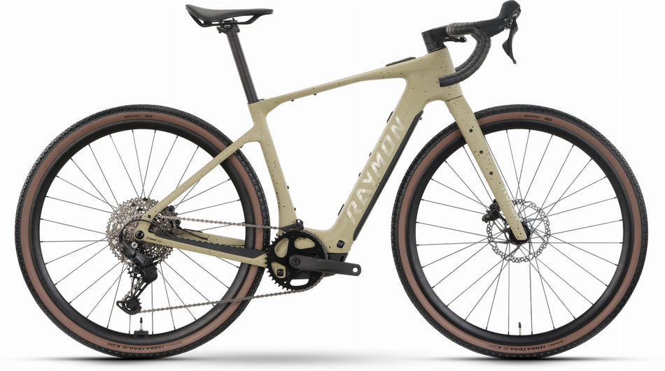 Raymon Norza Comp 400 Wh E-Gravel Rad Diamant 28" greige freckels