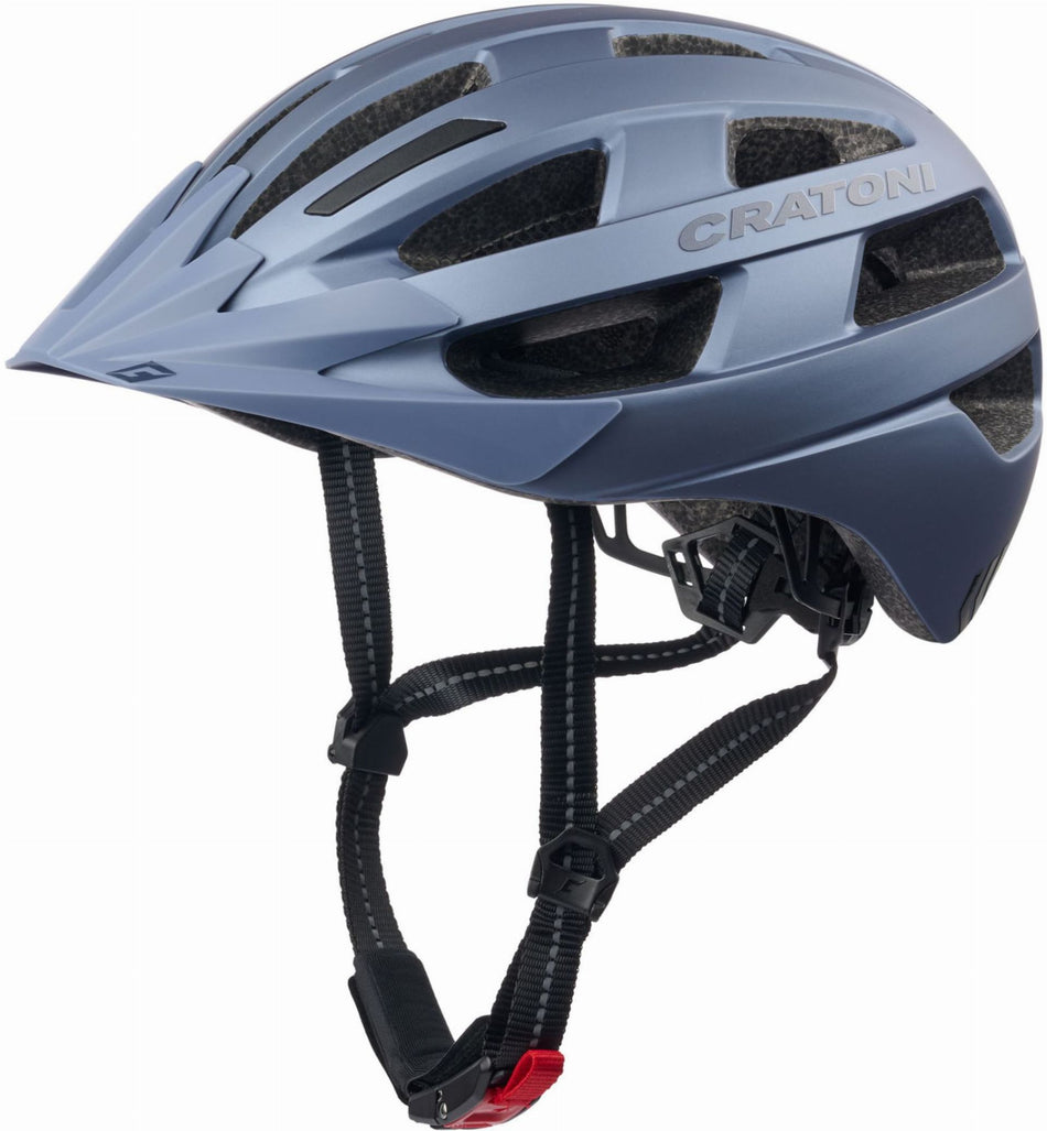 Cratoni Velo-X Helm metallicblue matt
