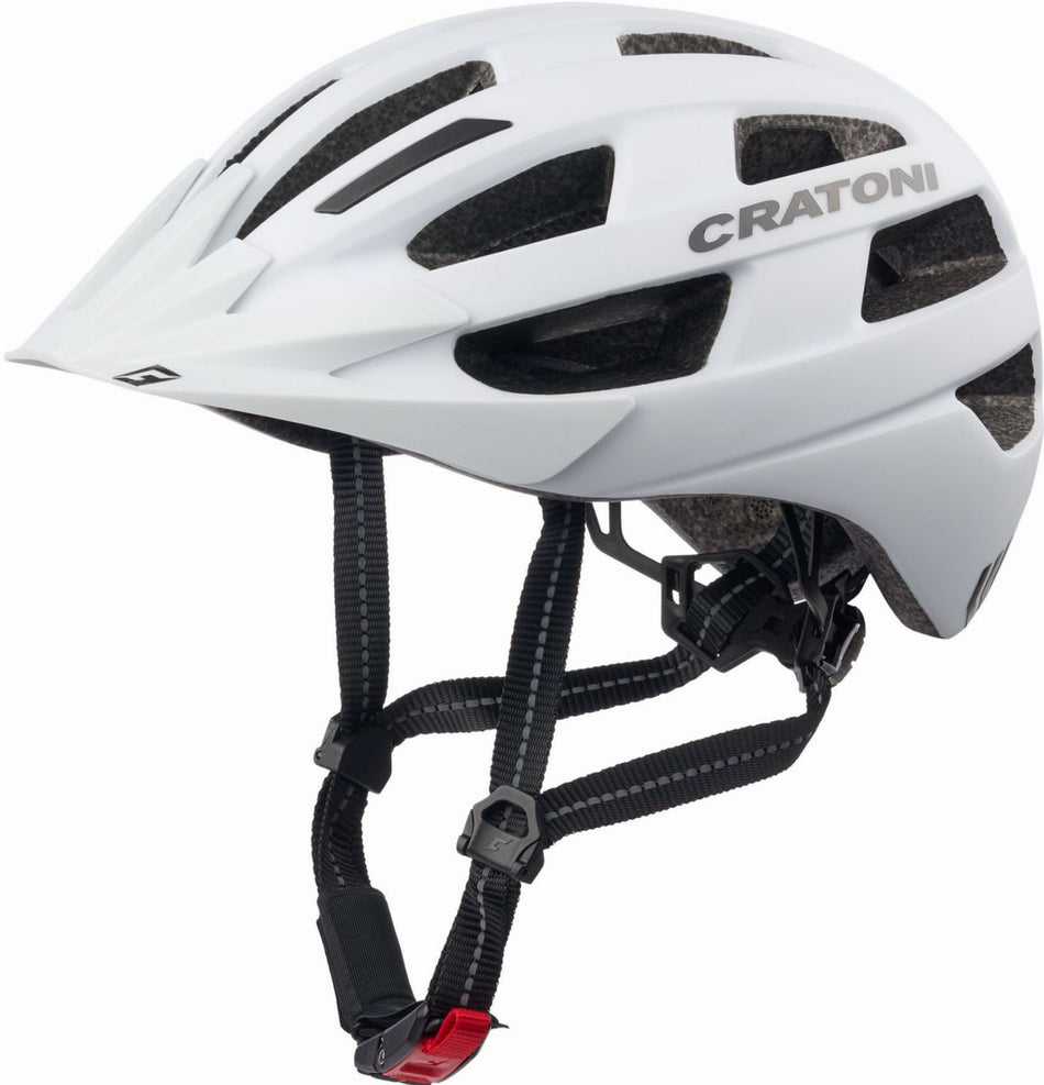 Cratoni Velo-X Helm white matt