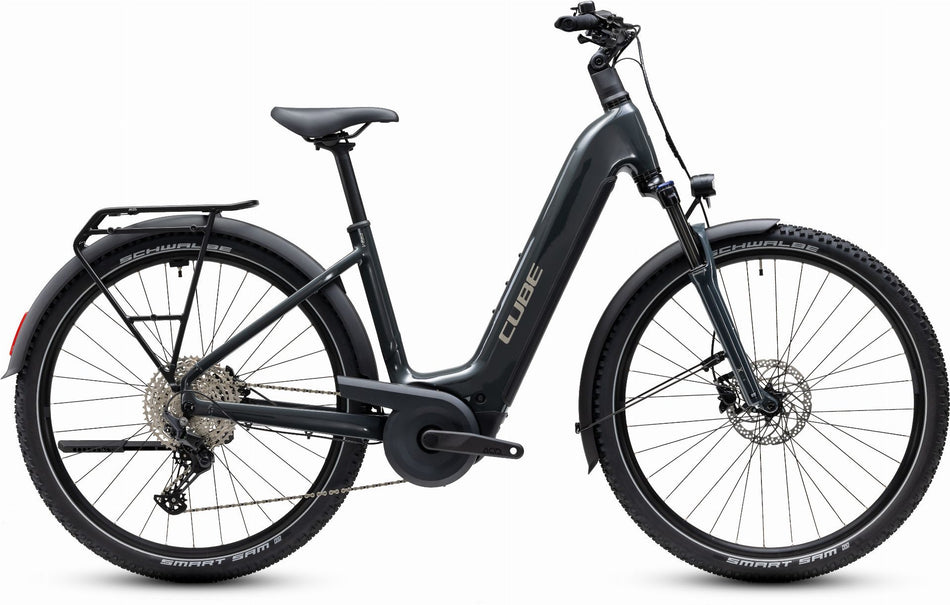 Cube Nuride Hybrid Performance 720 Wh E-Trekkingbike Easy Entry 28" shadowgrey´n´grey