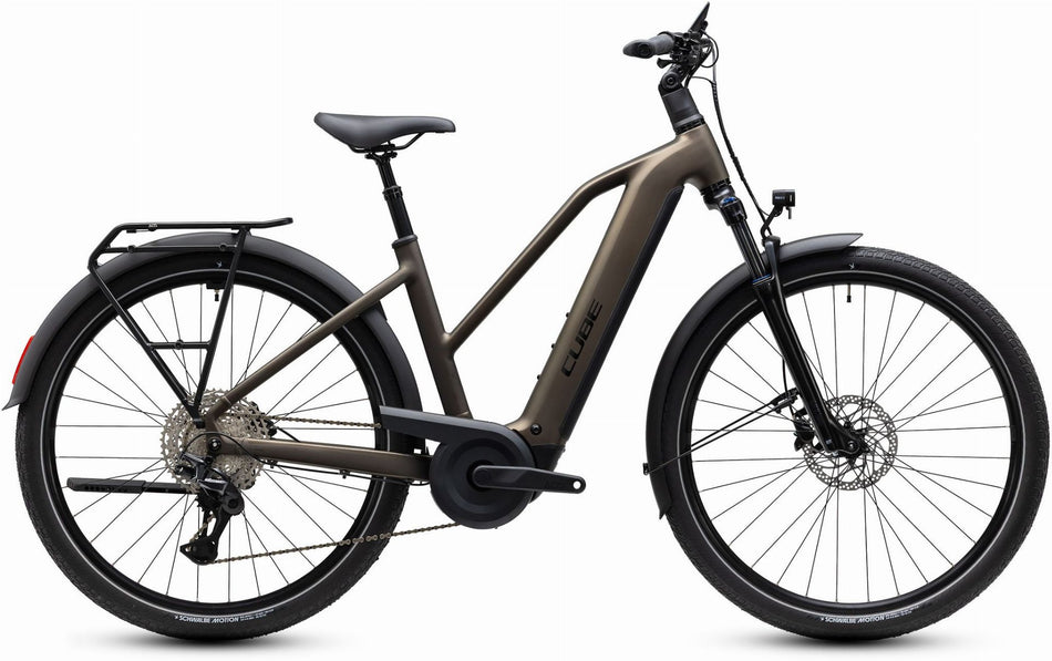 Cube Touring Hybrid Pro 800 Wh E-Trekkingbike Trapeze 28" metallicumbra´n´black