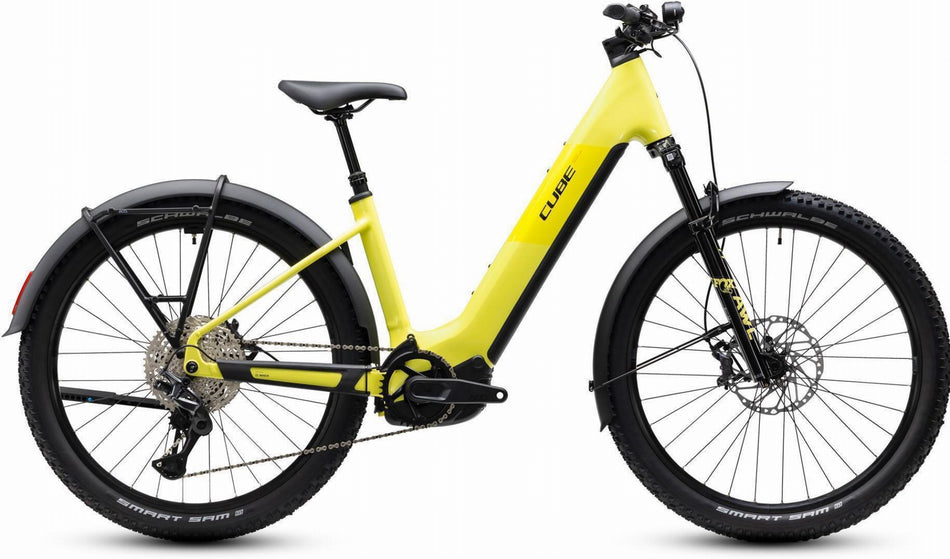 Cube Reaction Hybrid Race 800 Wh FE E-Bike Hardtail Easy Entry 27,5" bananasplit´n´black