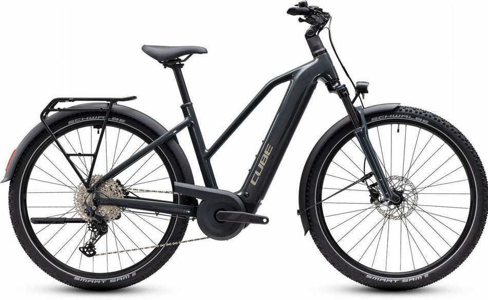 Cube Nuride Hybrid Performance 720 Wh E-Trekkingbike Trapeze 28" shadowgrey´n´grey