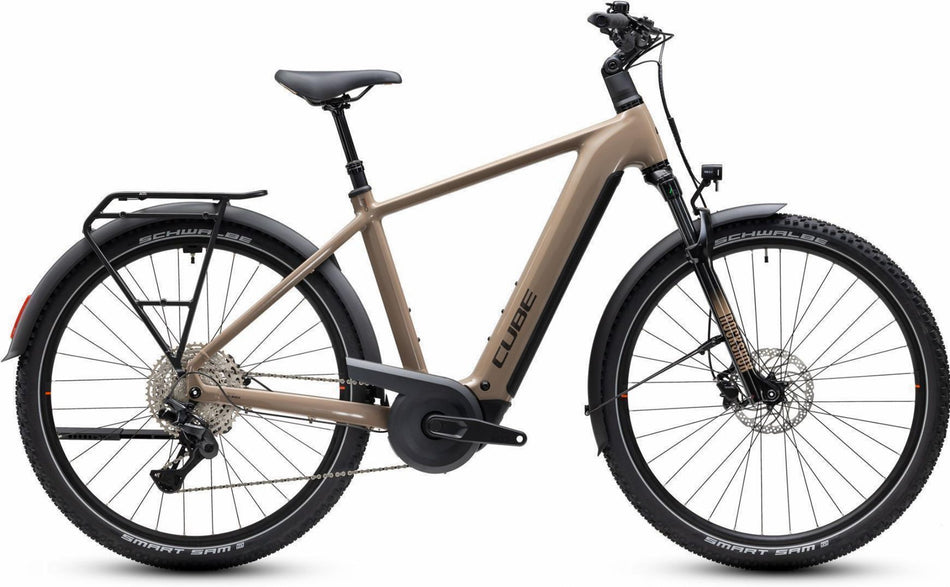 Cube Nuride Hybrid Pro 800 Wh E-Trekkingbike Diamant 28" cappuccino´n´black
