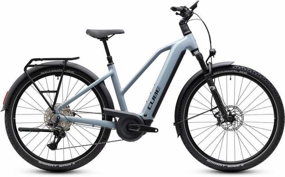 Cube Nuride Hybrid EXC 800 Wh E-Trekkingbike Trapeze 28" seagrey´n´black