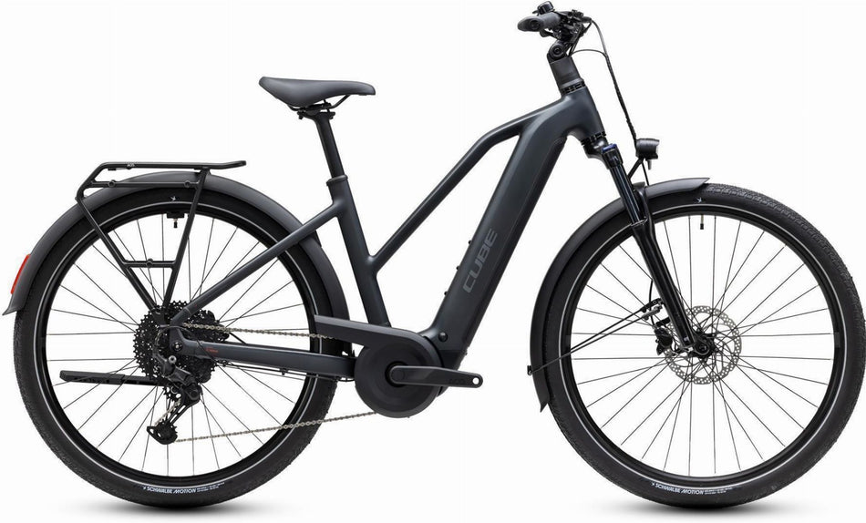 Cube Touring Hybrid ONE 600 Wh E-Trekkingbike Trapeze 28" grey´n´coolgrey