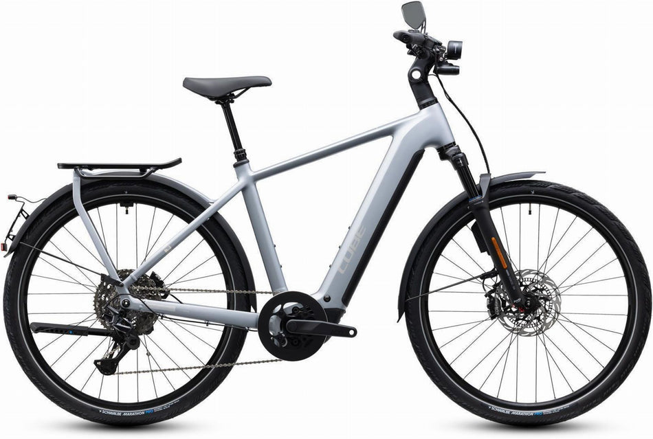 Cube Kathmandu Hybrid 45 800 Wh E-Citybike Diamant 28" slategrey´n´chrome