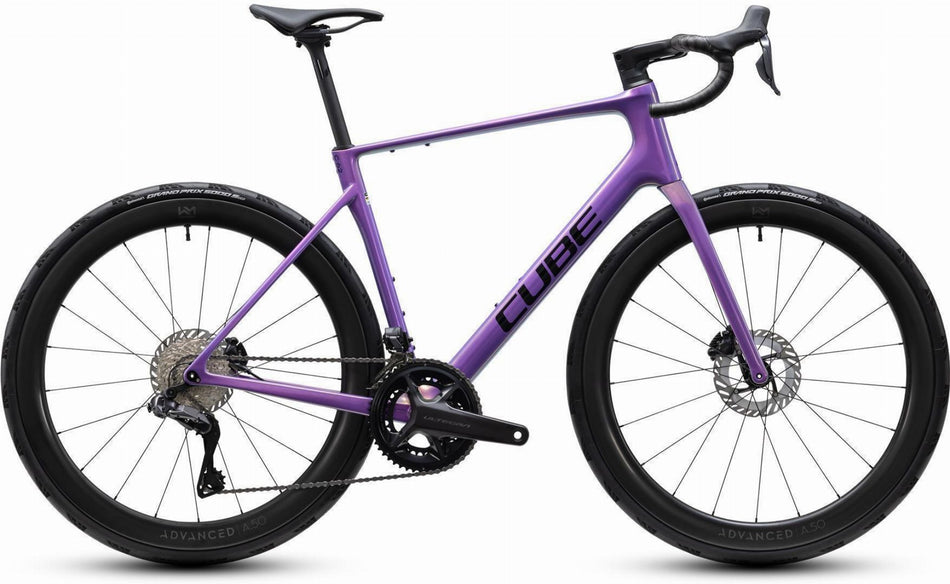 Cube Attain C:62 SLT Rennrad Diamant 28" cosmicpurple´n´black