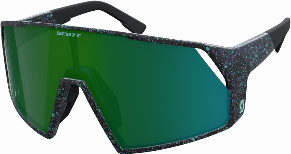 Scott Pro Shield Sonnenbrille terrazzo black/green chrome
