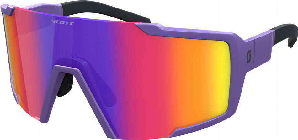 Scott Shield Compact Sonnenbrille ultra purple/teal chrome