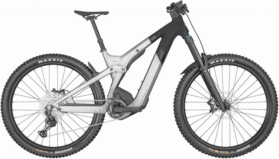 Scott Patron ST eRIDE 910 750 Wh E-Bike Fully 29" Raw Alloy