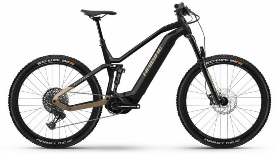 Haibike AllTrail 7 630 Wh E-Bike Fully 27,5" gloss metal caramel black