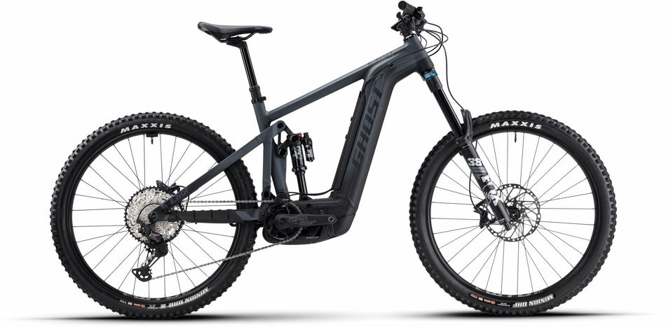 Ghost E-Riot AM Universal 750 Wh E-Bike Fully dark grey/black - matt