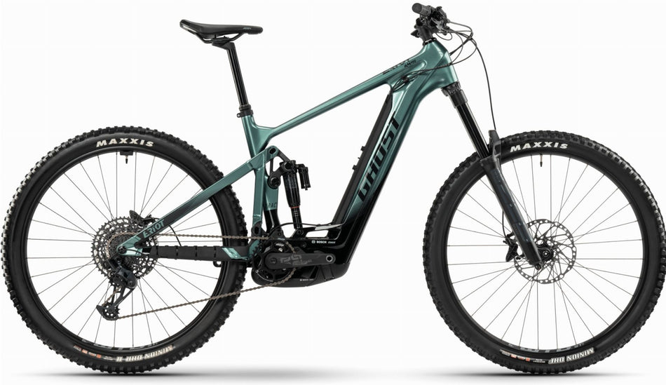 Ghost E-Riot AM Pro 750 Wh E-Bike Fully met. turquoise/black - matt