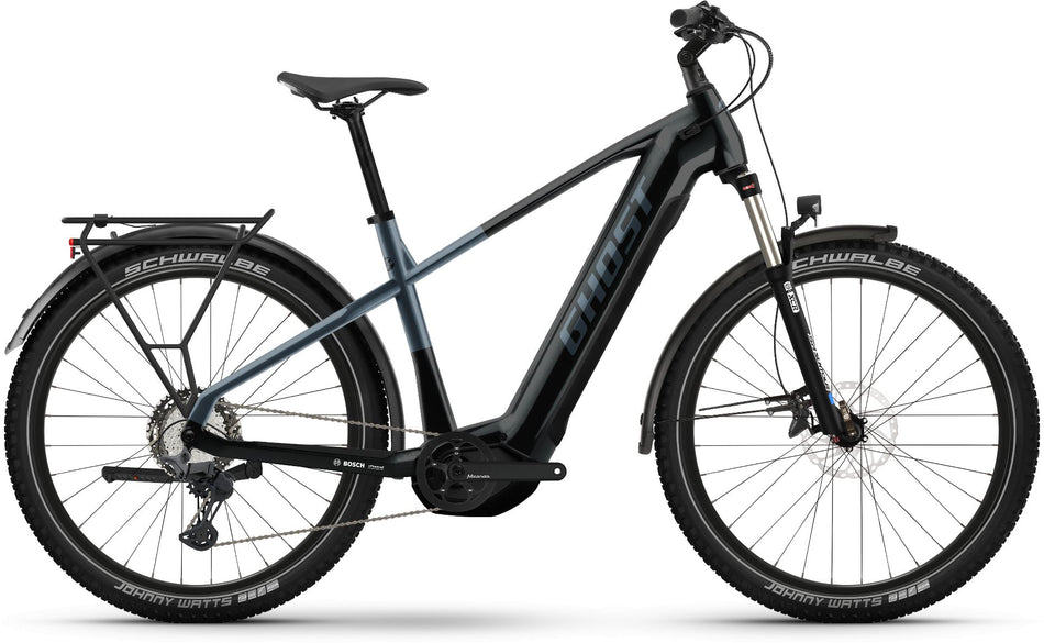 Ghost E-Teru Advanced EQ 750 Wh E-Bike Hardtail Diamant 27,5" black/dark grey - glossy