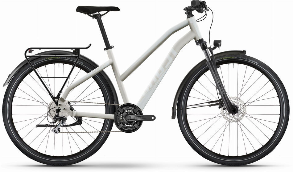 Ghost Square Trekking Mid Trekkingrad Trapez 28" light grey/warm grey matt