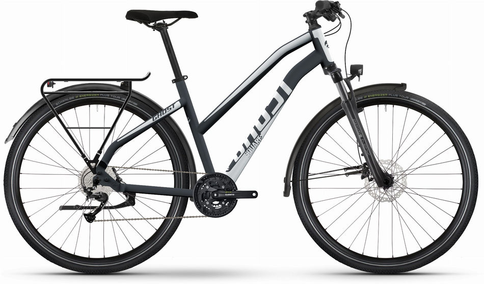 Ghost Square Trekking Essential Mid Trekkingrad Trapez 28" met. black/urban grey matt