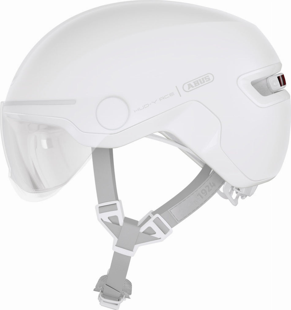 Abus Hud-Y Ace Helm pure white