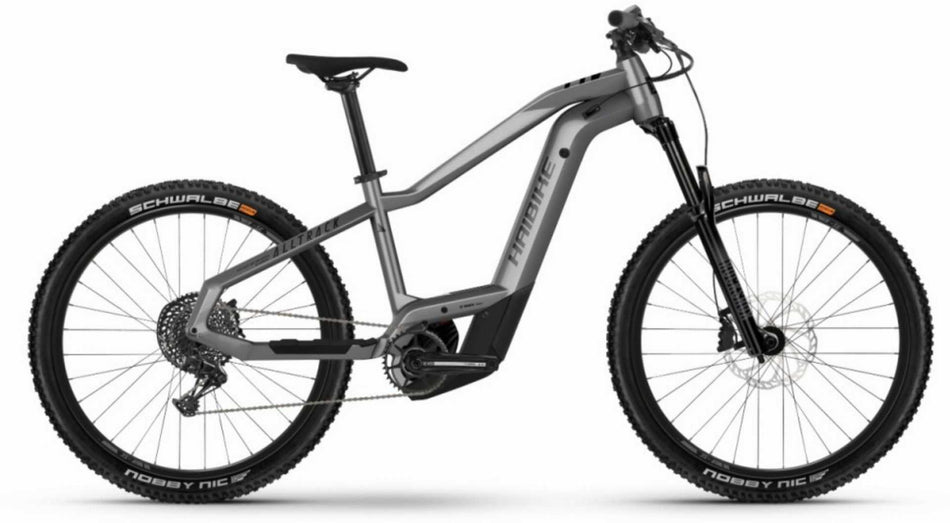 Haibike AllTrack 9 750 Wh E-Bike Hardtail Diamant matt gloss silver black