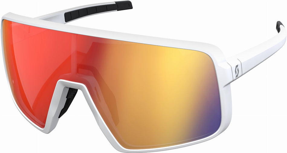 Scott Torica Sonnenbrille white matt/red chrome