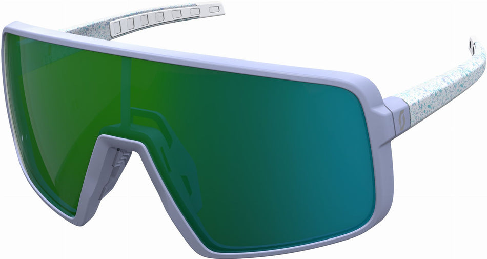 Scott Torica Sonnenbrille terrazzo white/green chrome