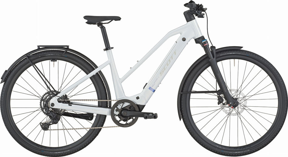 Scott Passage 20 Slope 400 Wh E-Bike Trapez 28" bianco white