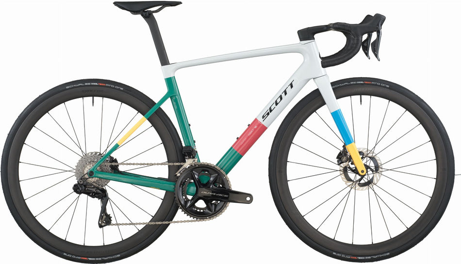 Scott Addict RC Pro Rennrad Diamant 28" beluga grey/seashore green