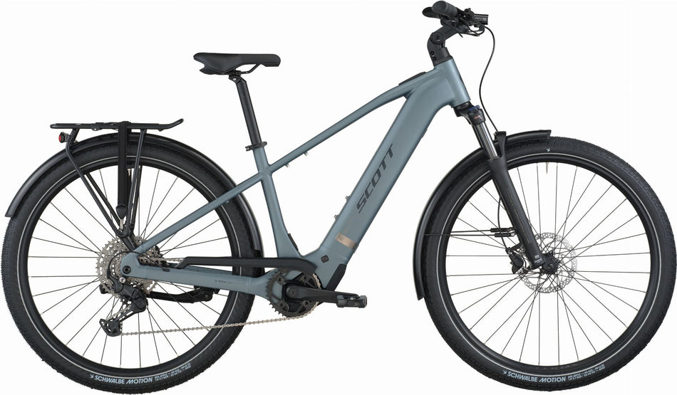 Scott Sub Sport 20 600 Wh E-Bike Diamant 28" hematite blue