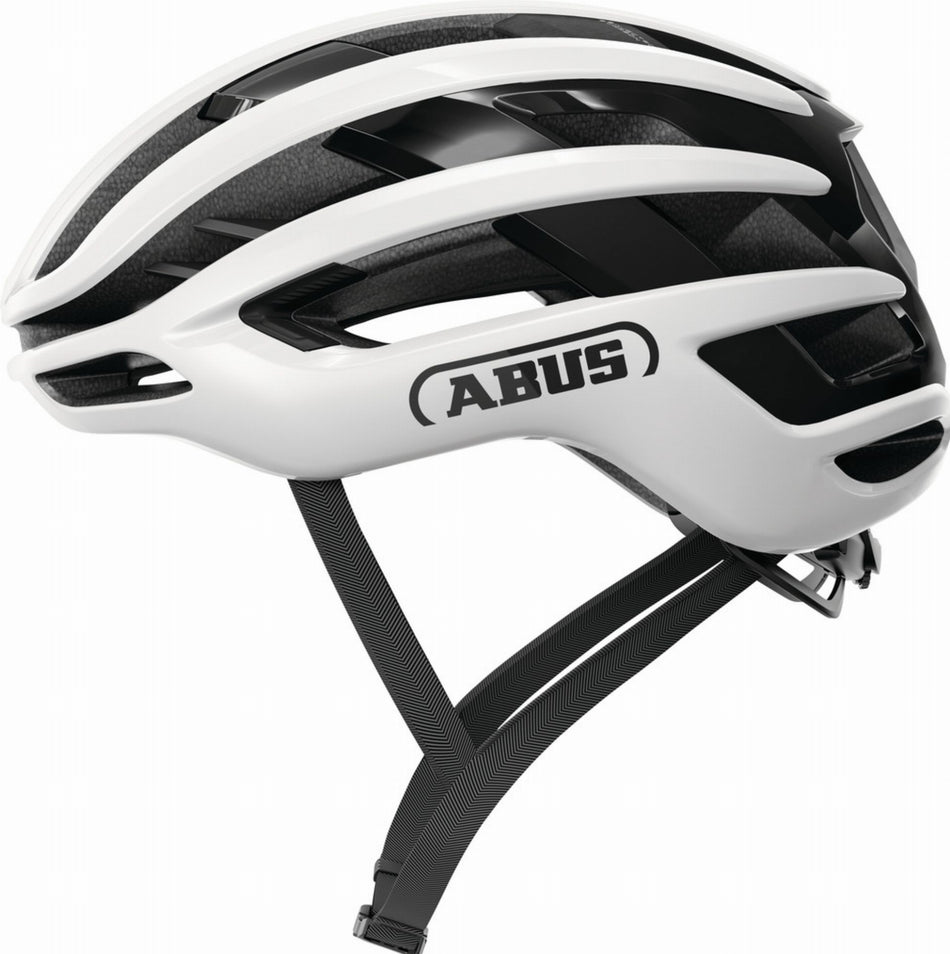 Abus AirBreaker 2.0 Rennrad-Helm shiny white