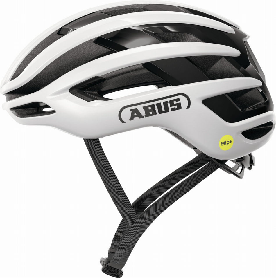 Abus AirBreaker 2.0 Mips Rennrad-Helm shiny white