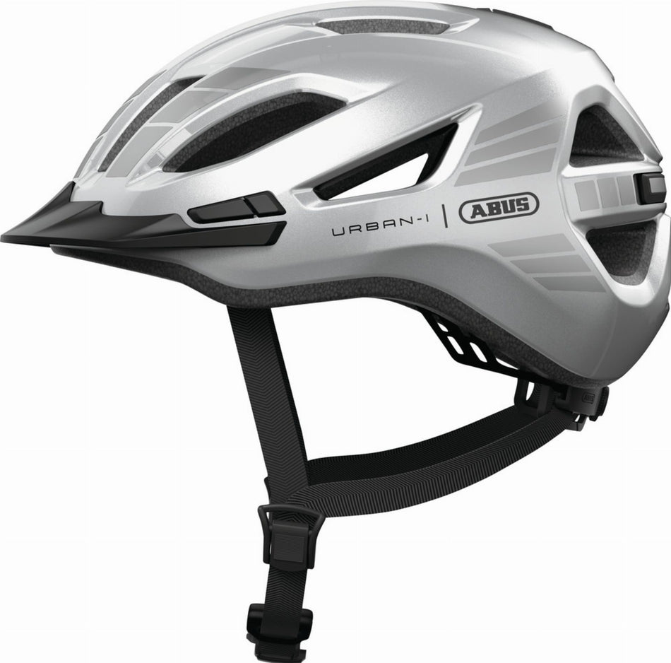 Abus Urban-I 4.0 LR Helm signal silver