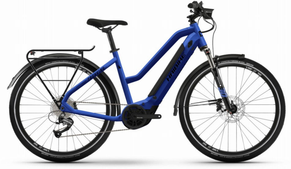 Haibike Trekking 4 500 Wh E-Bike Trapez 27,5" gloss_matte_blue_blk