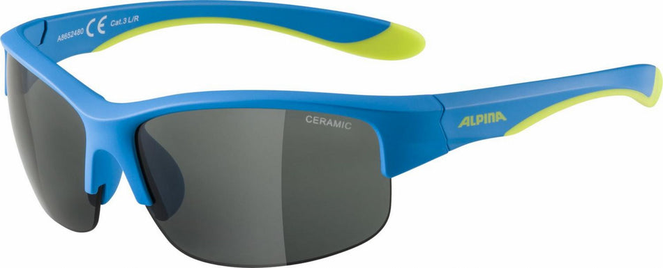 Alpina Flexxy Youth HR Kinder & Jugend Brille blue-lime/ceramic black