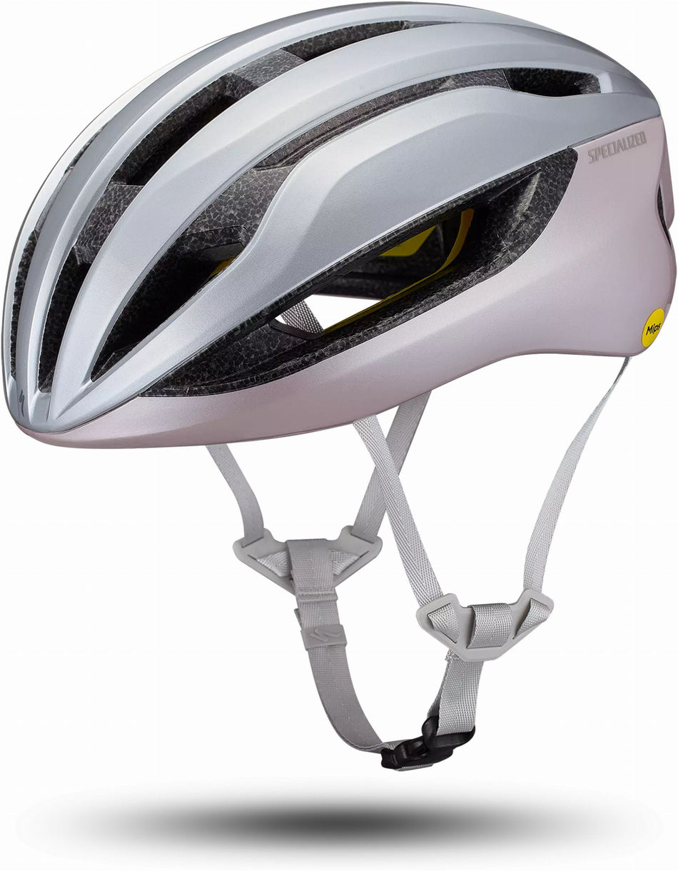Specialized Loma Mips Rennrad-Helm silver dust/champagne